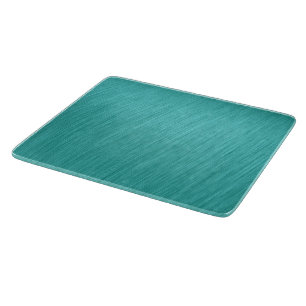Planche À Découper Verre de délice Turquoise brossé
