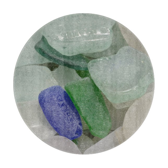 Planche À Découper Verre de plage pâle (Devant)