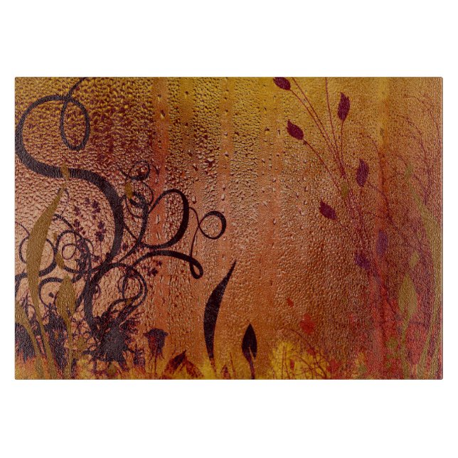 Planche À Découper Verre de rosée de cuivre (Devant)