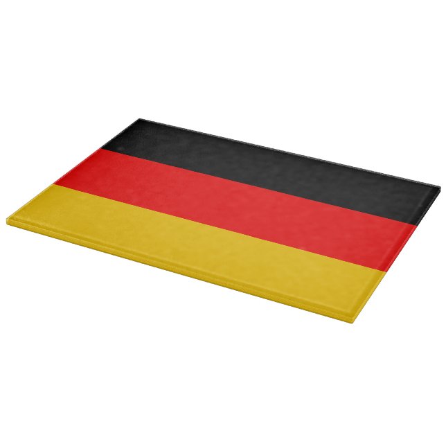 Planche À Découper Verre Trancheur Allemagne Drapeau (Coin)
