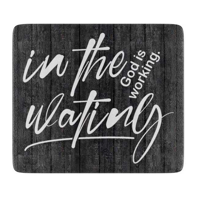 Planche À Découper Verset biblique chrétienne inspirant (Devant)