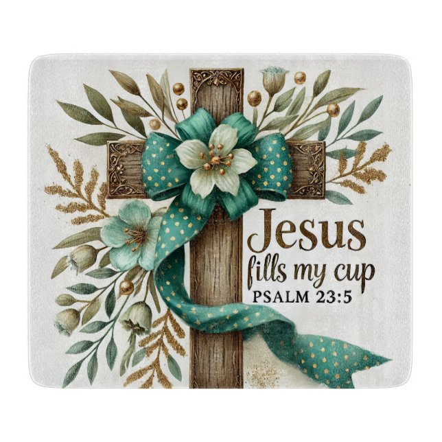 Planche À Découper Verset biblique chrétienne inspirant (Devant)