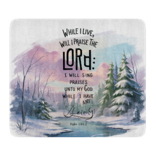 Planche À Découper Verset biblique chrétienne inspirant