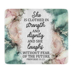 Planche À Découper Verset biblique chrétienne inspirant