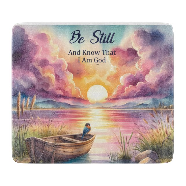 Planche À Découper Verset biblique chrétienne inspirant (Devant)