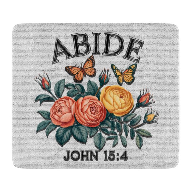 Planche À Découper Verset biblique chrétienne inspirant///Écriture (Devant)