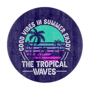 Planche À Découper Vibes d'été tropicales-82646