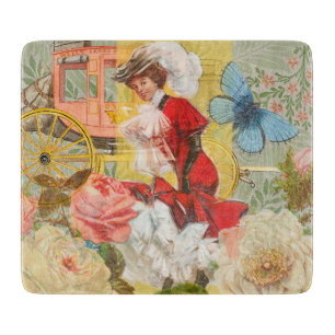Planche À Découper Victorian Lady Woman Fun Carriage