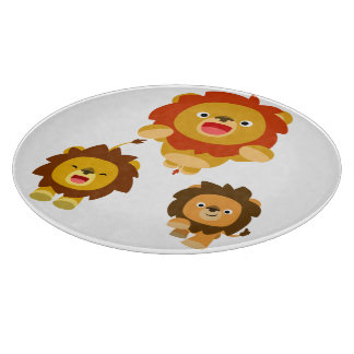 Planche À Découper 'Viens ! ! ' Tableau de découpe de trois mignons l