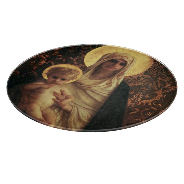 Planche À Découper Vierge et enfant, 1872 (Coin)