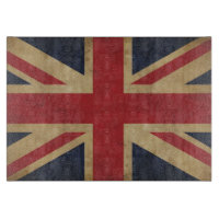 Vieux conseil de taille du verre de drapeau