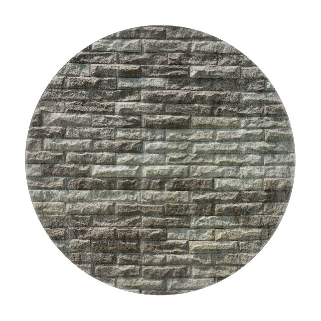 Planche À Découper Vieux mur de briques : Texture dénudée (Devant)