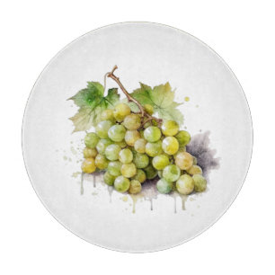 Planche À Découper Vignoble aquarelle