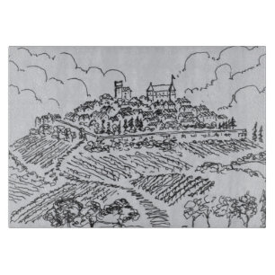 Planche À Découper Vignobles de Sancerre   Vallée de la Loire, France
