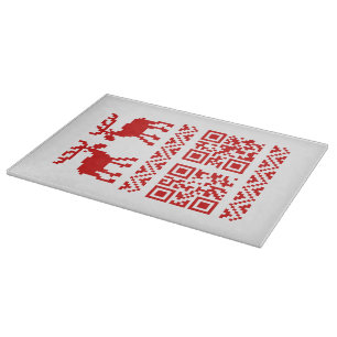 Planche À Découper Vilain Sweater QR Code Bonne année!