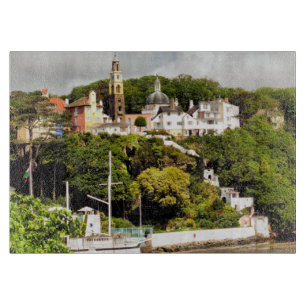 PLANCHE À DÉCOUPER VILLAGES DE WALES