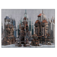 Ville de fantasy futuriste Art de paysage urbain S