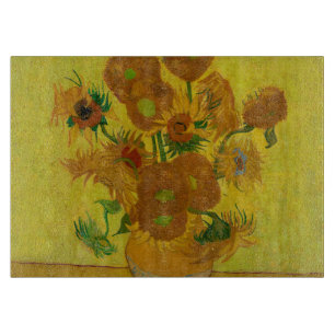 Planche À Découper Vincent Van Gogh 15 Peinture de tournesols
