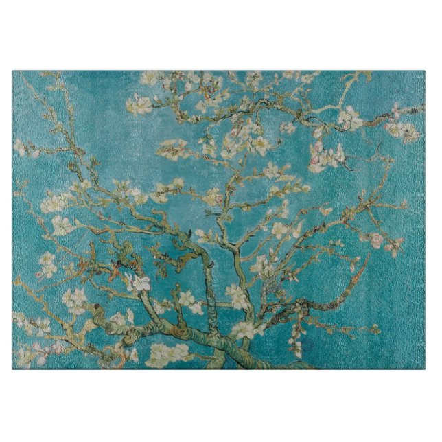 Planche À Découper Vincent van Gogh Branches d'amandier en fleurs (Devant)