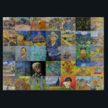 Planche À Découper Vincent van Gogh - chefs-d'oeuvre Mosaic Patchwork<br><div class="desc">Vincent van Gogh - Pièces maîtresses Patchwork,  grille 5x7</div>