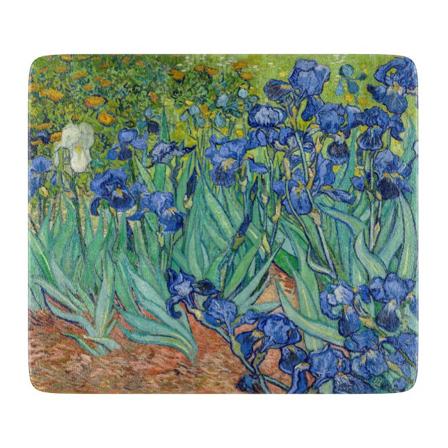 Planche À Découper Vincent Van Gogh - Iris (Devant)