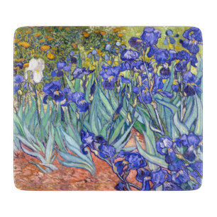 Planche À Découper Vincent Van Gogh Irises Floral Vintage Fine Art