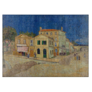 Planche À Découper Vincent van Gogh - La Maison Jaune / La Rue