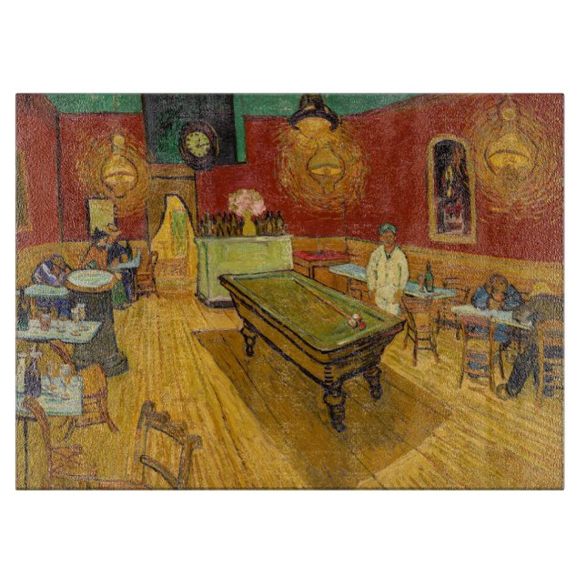 Planche À Découper Vincent van Gogh - Le Café de nuit (Devant)