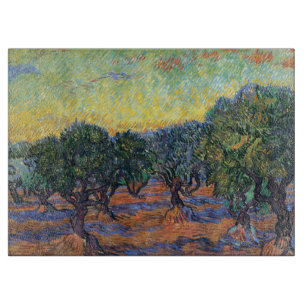 Planche À Découper Vincent Van Gogh Olive Grove Impressionnisme Art