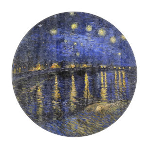 Planche À Découper Vincent Van Gogh Starry Night Over The Rhone