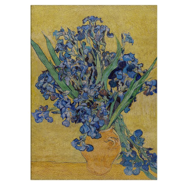 Planche À Découper Vincent van Gogh - Vase avec iris (Créateur téléchargé)