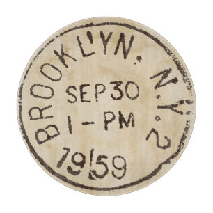 Planche À Découper vintage brooklyn nyc new york ville poste tendance
