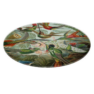 Planche À Découper Vintage Ernst Haeckel Hummingbirds