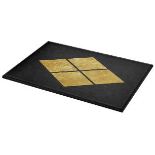 Planche À Découper Vintage Faux Gold Takeda Japon Mon Oriental