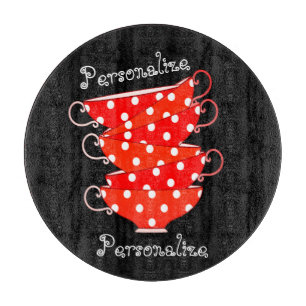 Planche À Découper Vintage polka