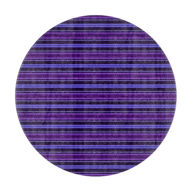 Planche À Découper Violettes rayées (Devant)