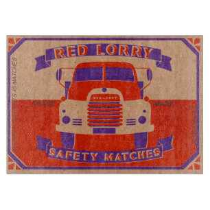 Planche À Découper Vitre Retro vintage Red Truck