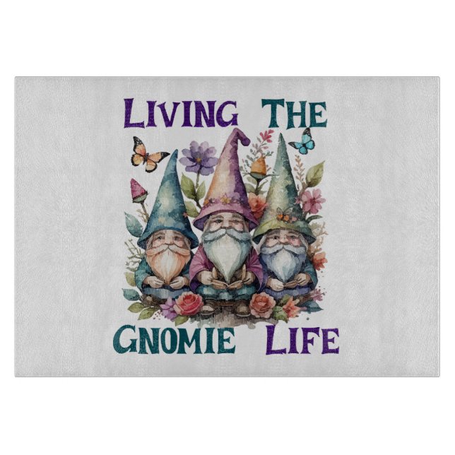Planche À Découper Vivre la vie de gnome (Devant)