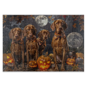 Planche À Découper Vizsla Halloween Éffrayant