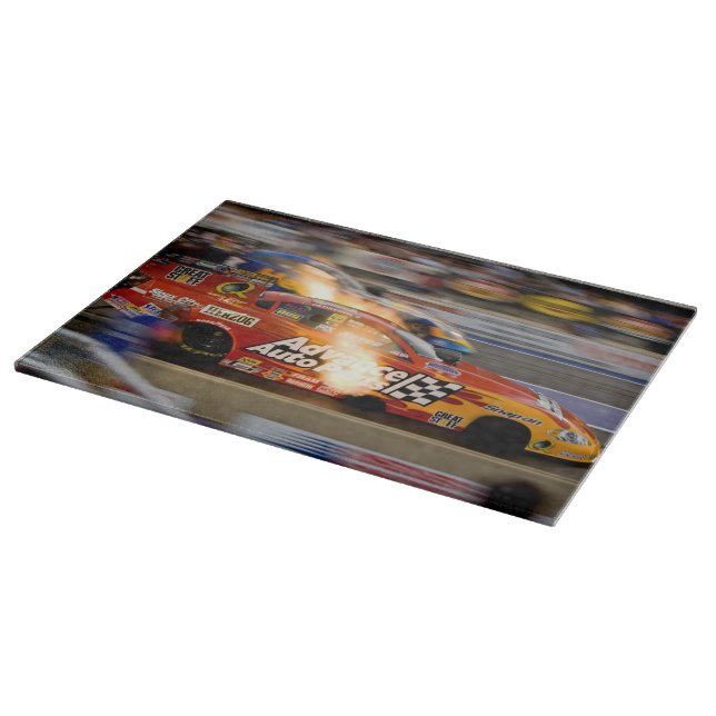 Planche À Découper Voitures drôles de course de dragsters (Coin)