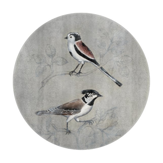 Planche À Découper Volière argentée | une paire (Devant)