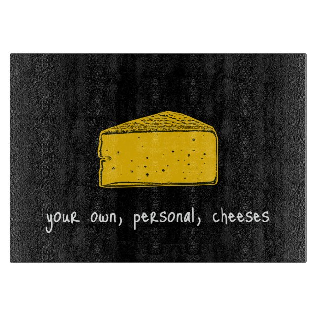 Planche À Découper Vos propres fromages personnels (Devant)