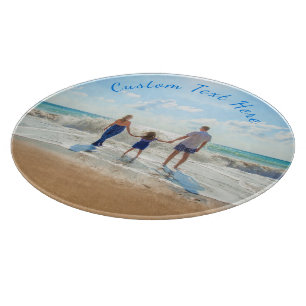 Planche À Découper Votre carte de découpe photo et texte personnalisé