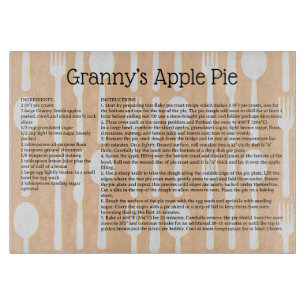 Planche À Découper Votre Recette Famille Ustensile amusant Verre pers