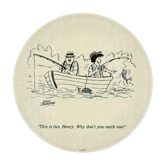 Planche À Découper Voyage de pêche (Devant)