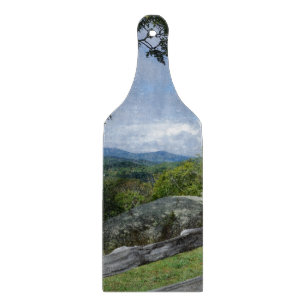 Planche à découper Vue sur les montagnes Blue Ridg