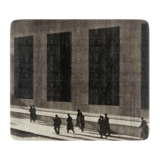 Planche À Découper Wall Street (par Paul Strand, 1915) (Devant)