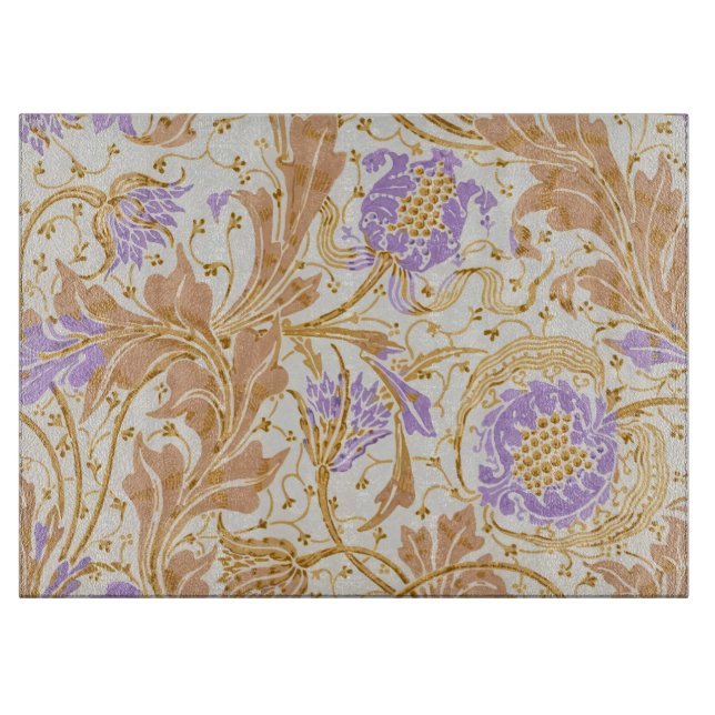 Planche À Découper Walter Crane Teazle & grenade Art Nouveau (Devant)