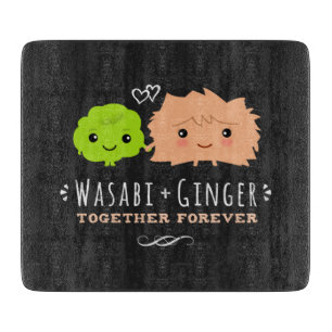 Planche À Découper Wasabi et Gingembre Ensemble Pour Toujours