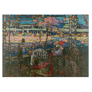 Planche À Découper Wassily Kandinsky Le Couple à Cheval Art Russe